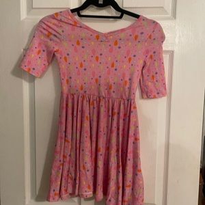 Dot dot smile pink dress size 7
